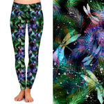 Funky Fit 24/7 Full Length Leggings –Dragonfly Night