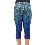 Funky Fit  24/7 Capri Leggings – Lacey Blues