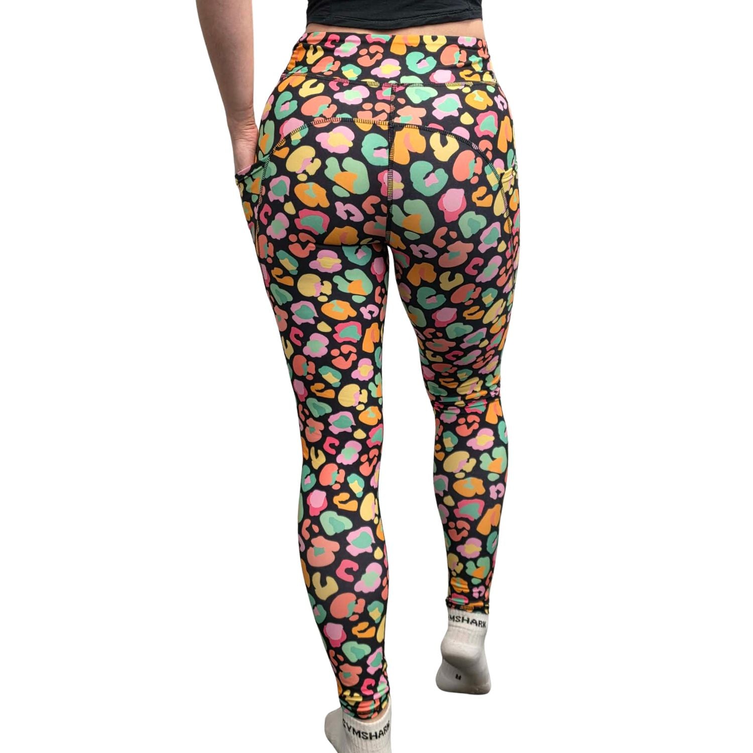Funky Fit SCULPT Yoga Full Length Leggings - Colourful Leopard