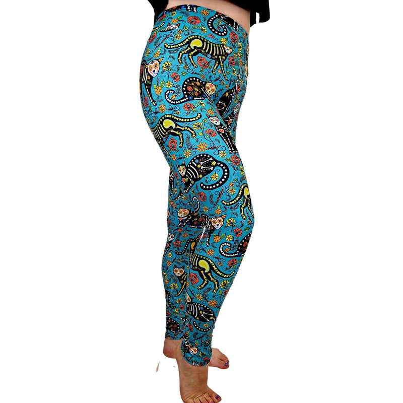 24/7 Leggings – Skelecat