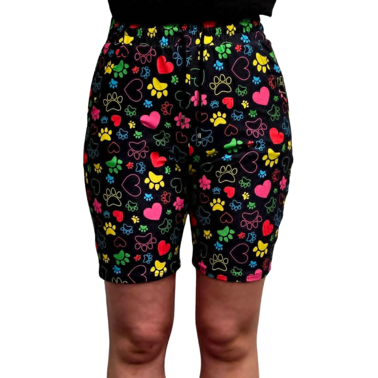 Funky Fit Loose Fit Shorts - Paws & Hearts