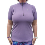 Funky Fit Short Sleeved Base Layer - Lilac & Grey