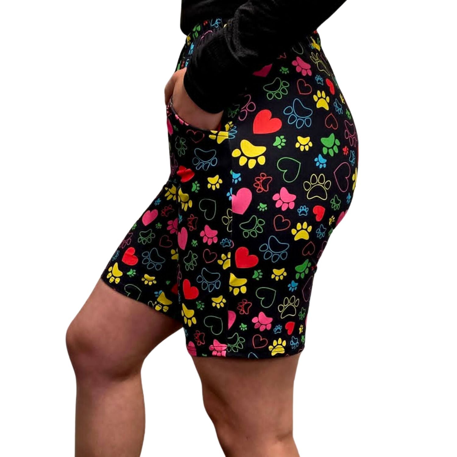 Funky Fit Loose Fit Shorts - Paws & Hearts