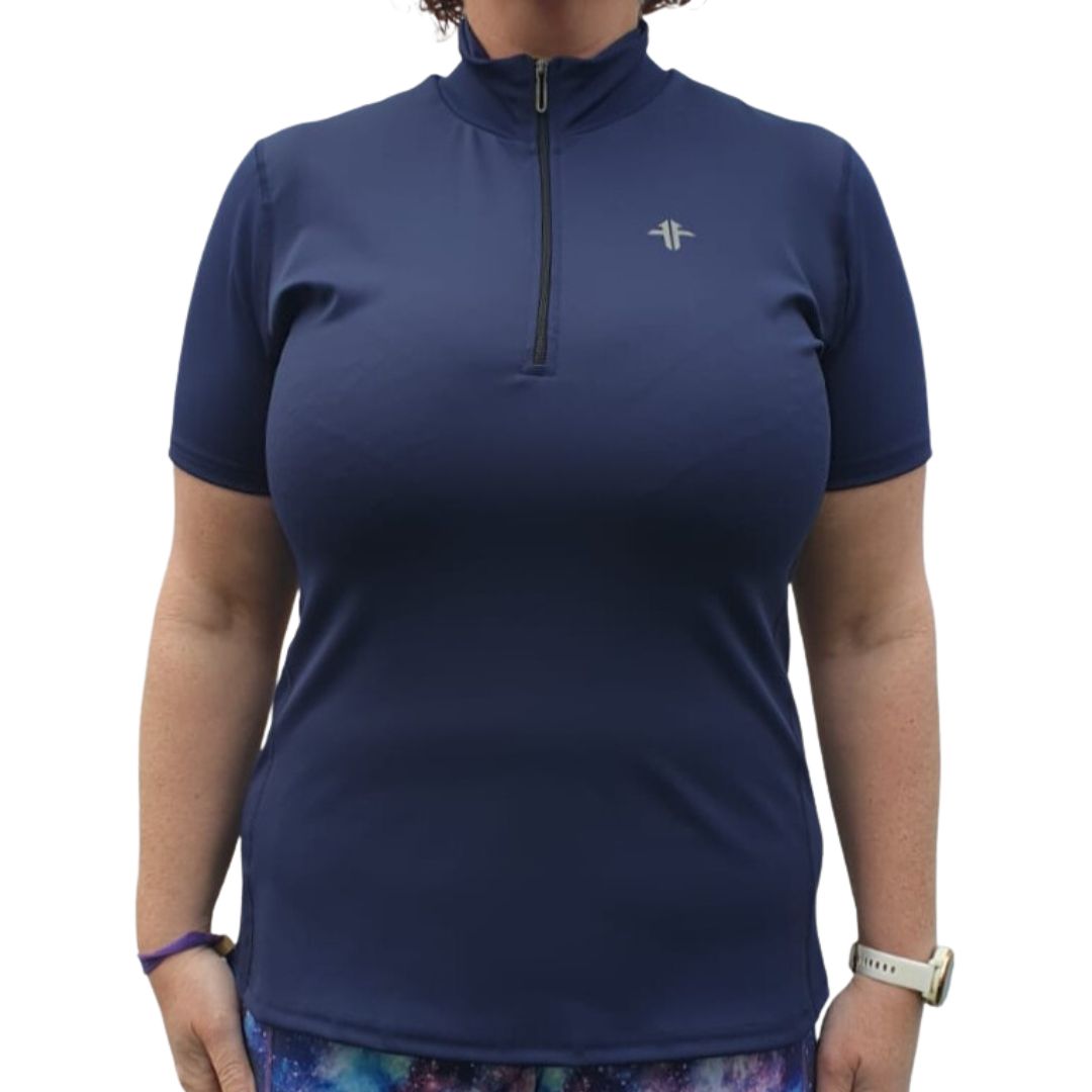 Funky Fit Short Sleeved Base Layer - Dark Navy