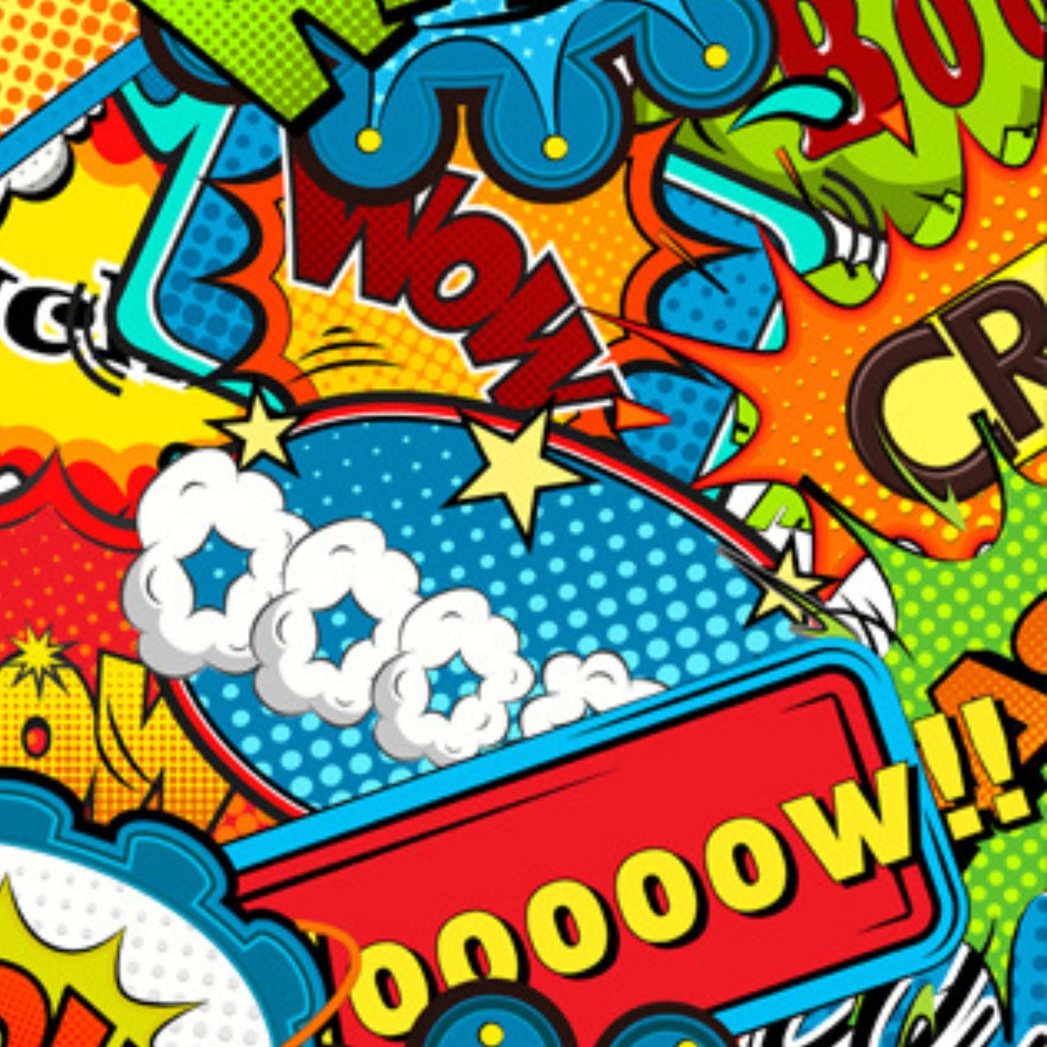 Funky Fit Loose Fit Shorts - Comic Pop