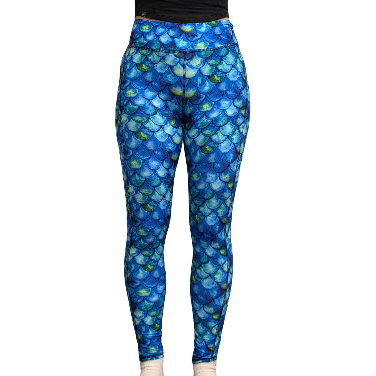 Funky Fit SCULPT Yoga Full Length Leggings - Mermaid Wonders