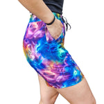 Funky Fit Jogger Shorts - Milky Way
