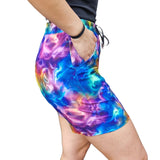 Funky Fit Jogger Shorts - Milky Way