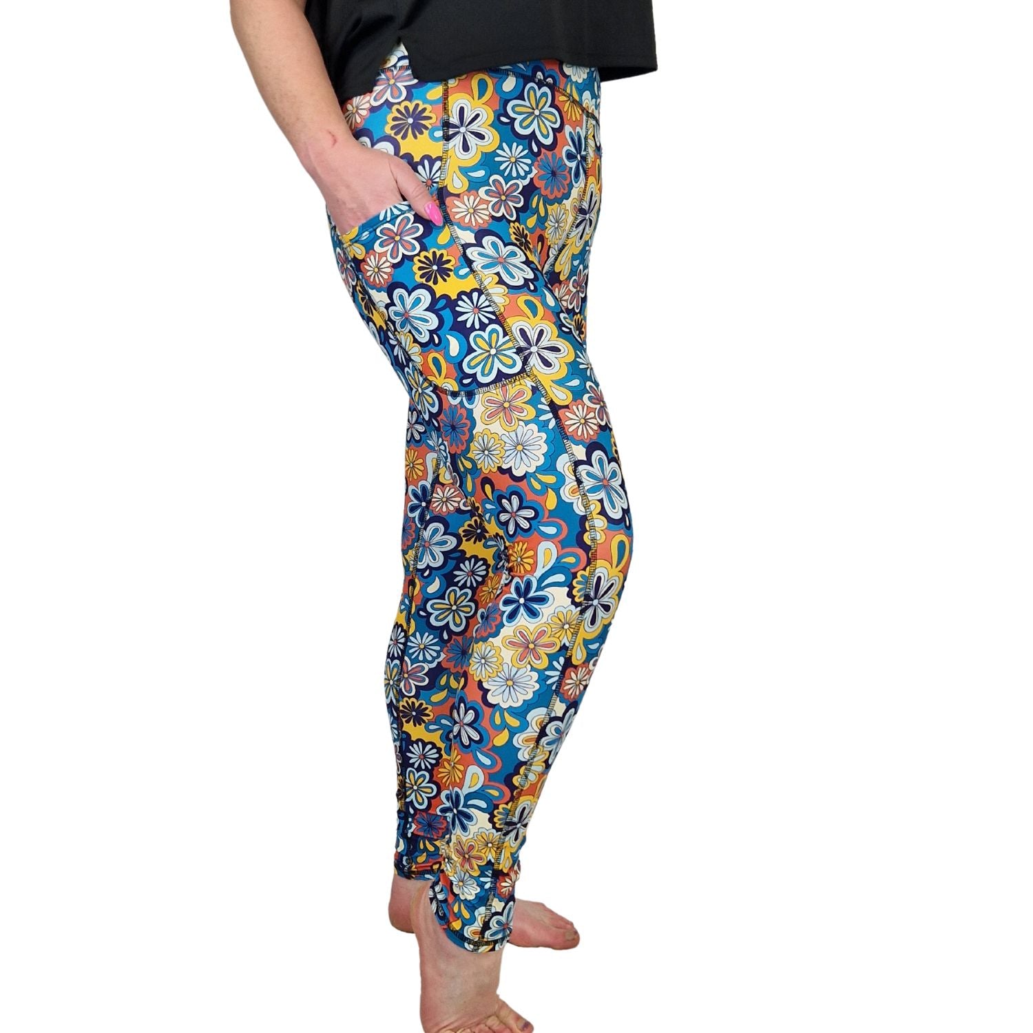 Funky Fit SCULPT Yoga Leggings- GRooVy