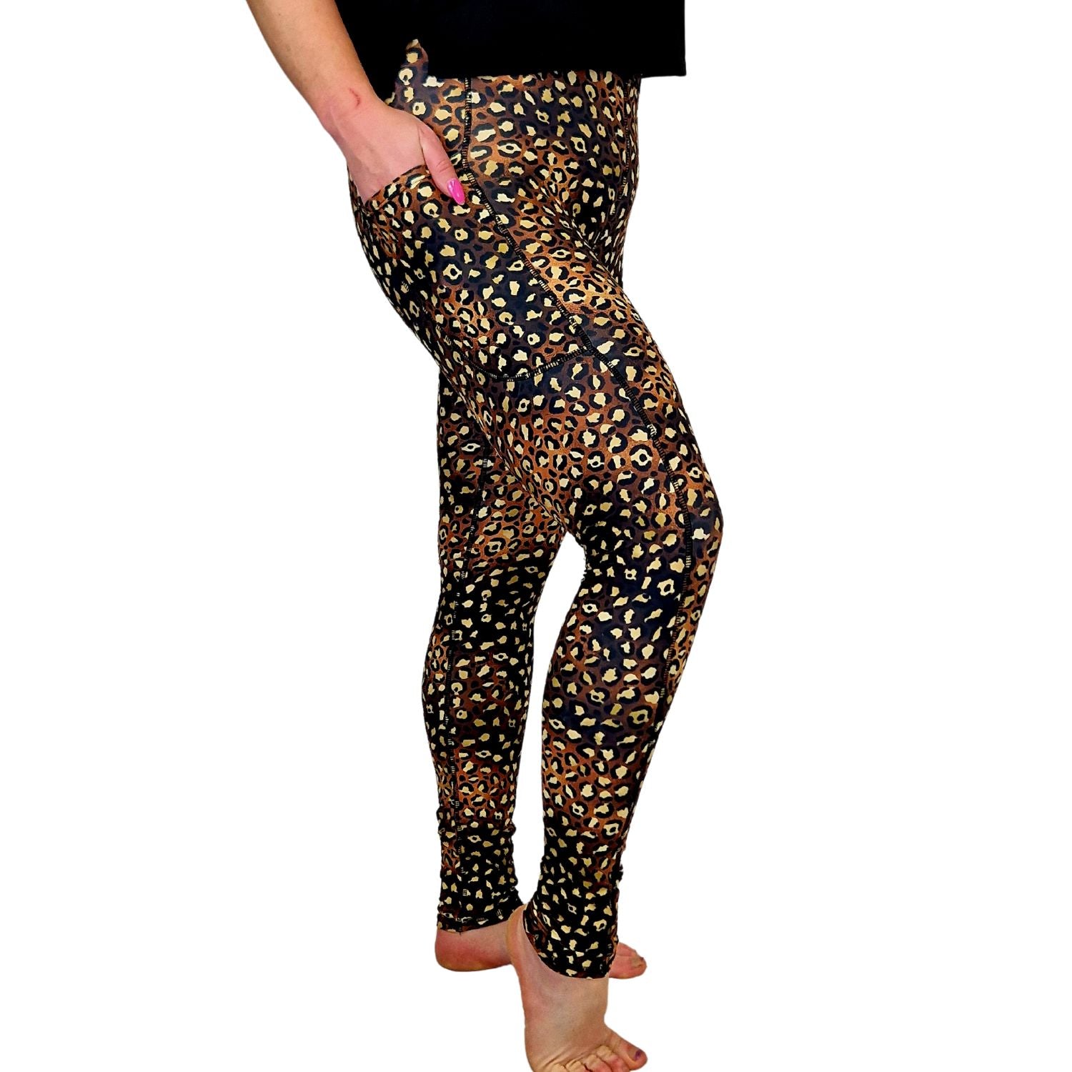 Funky Fit Golden Leopard