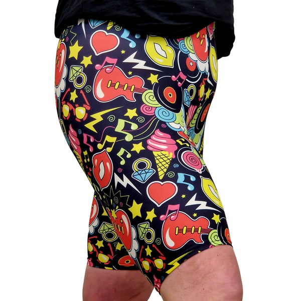 24/7 Biker Shorts - Poprock