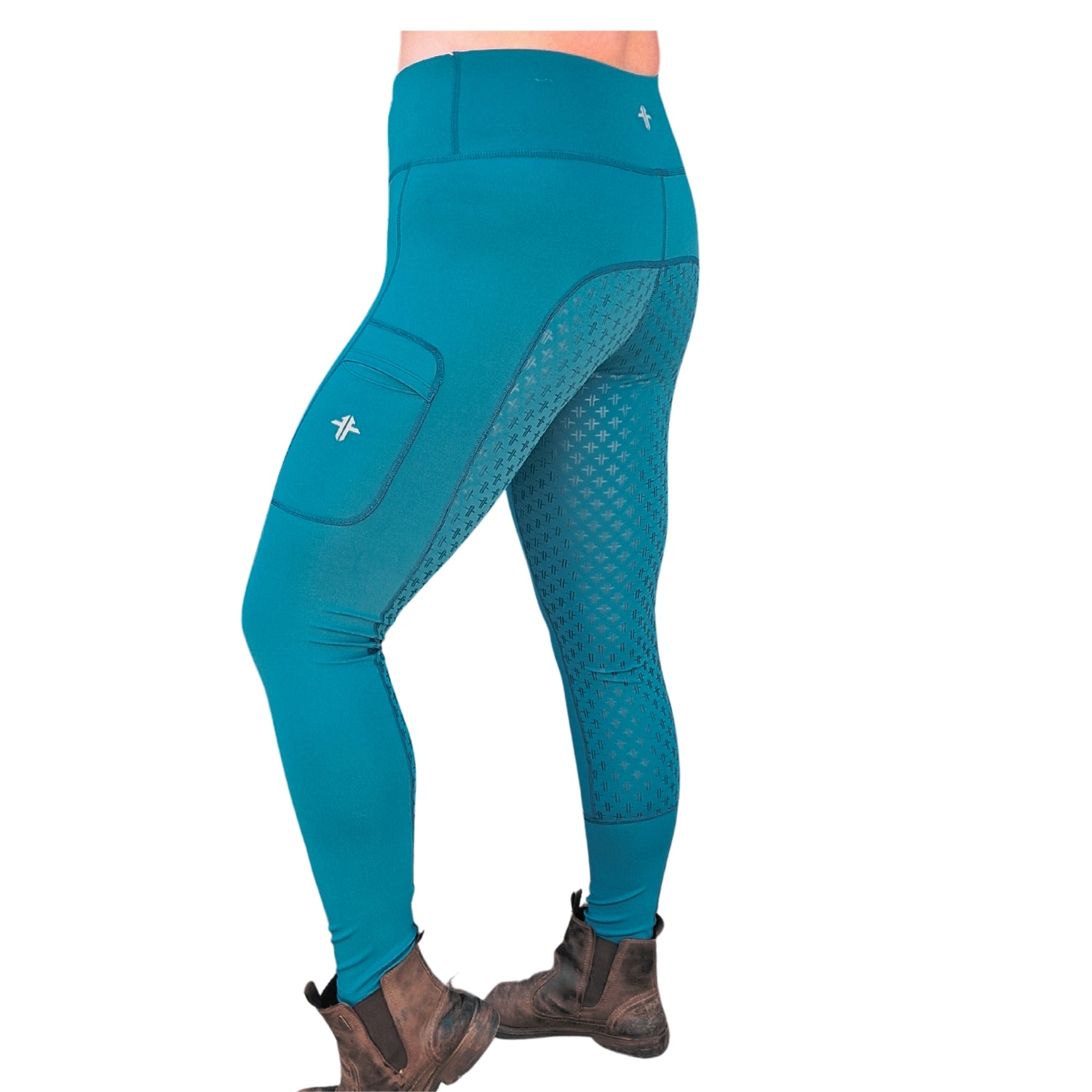Funky Fit Performance Pull On Breech - Peacock Green