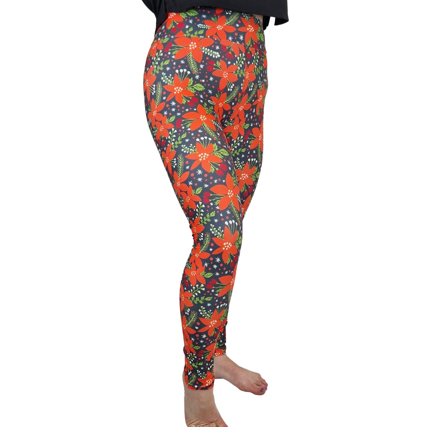 Funky Fit 24/7 Leggings – Festive Flower