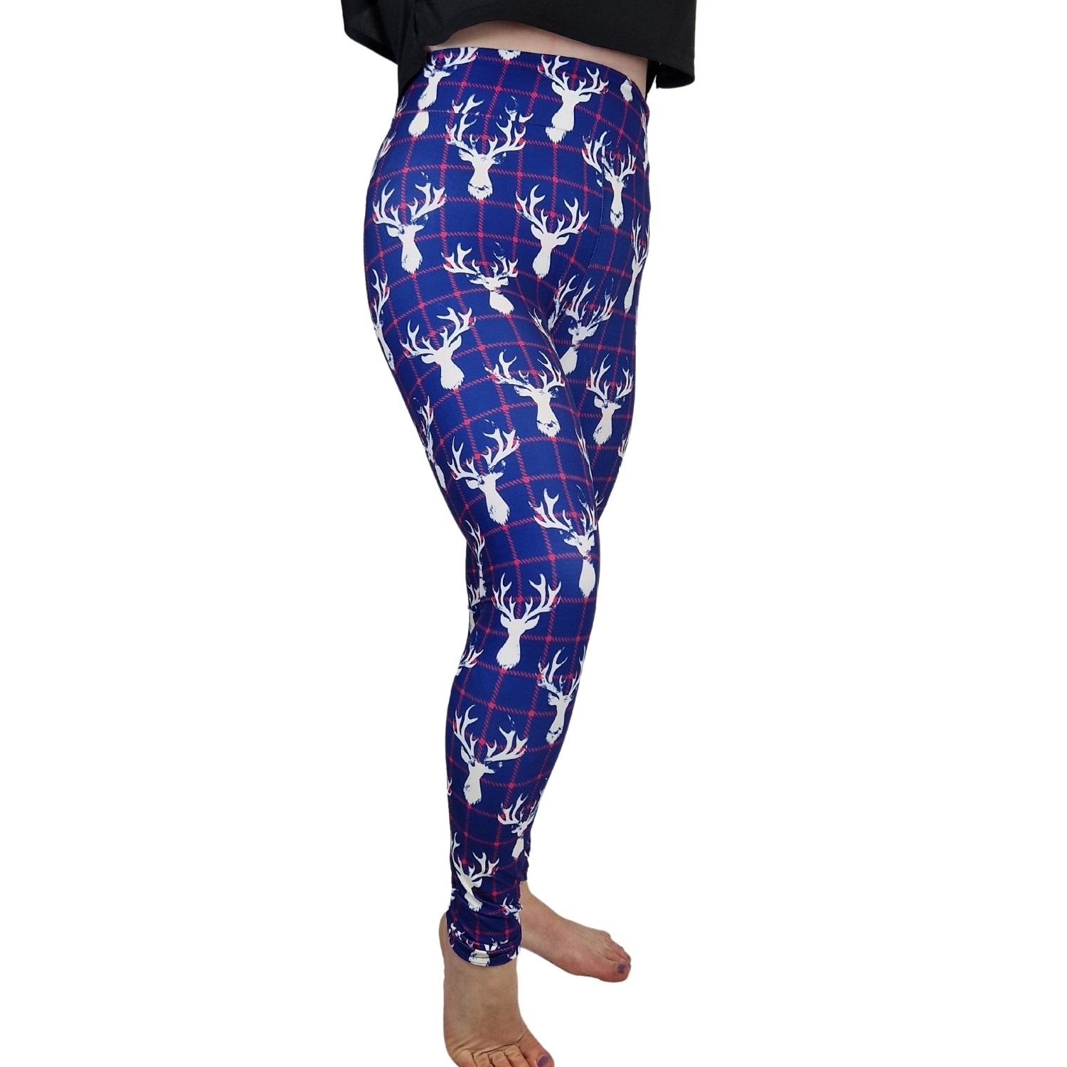 Funky Fit 24/7 Leggings – Stag Tartan