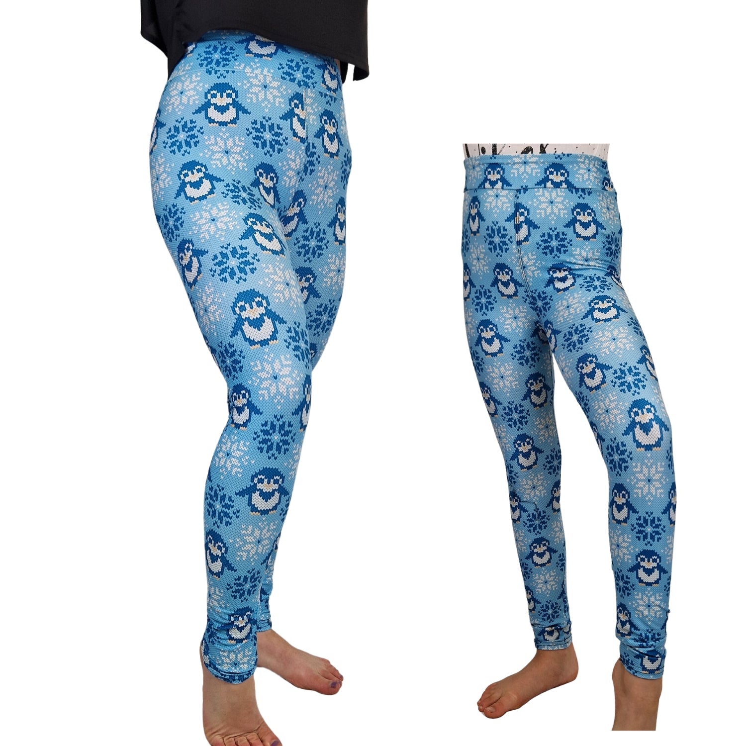 Funky Fit 24/7 Leggings – Knitted Penguins