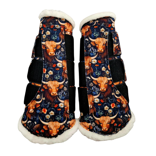 Highland Cows Brushing Boots Set (2pc)