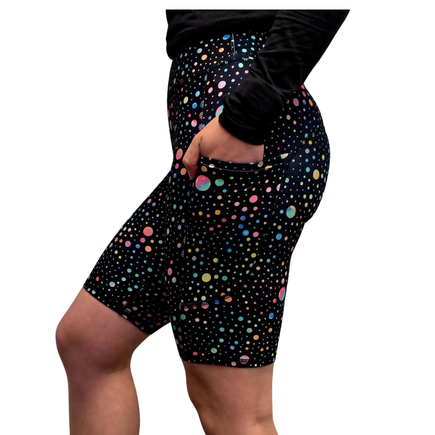 Funky Fit Sculpt Yoga Biker Shorts - Luminaire
