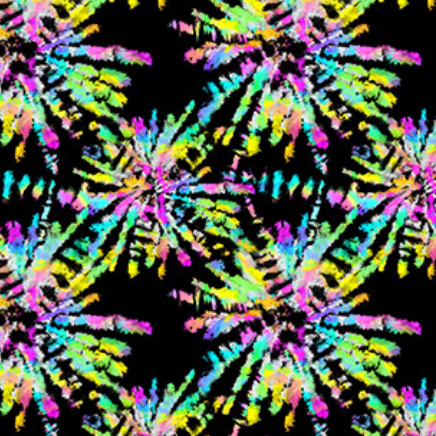 Funky Fit SCULPT Yoga Capri Leggings - Tie-Dye Explosion