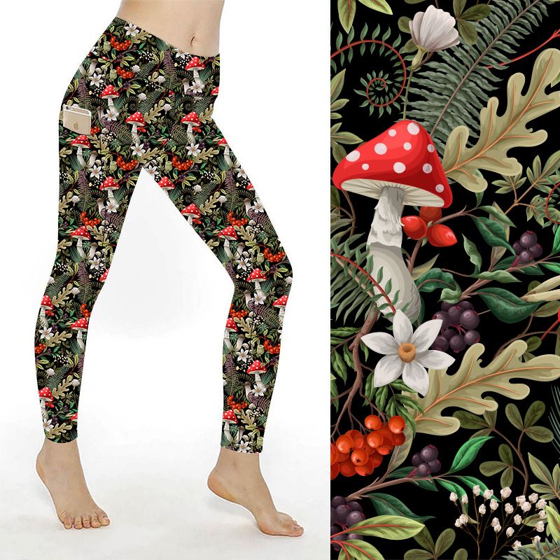 SCULPT Yoga Leggings - Woodland Surprise