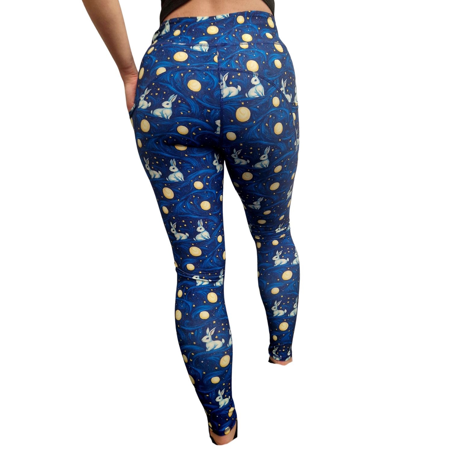 Funky Ft SCULPT Yoga Full Length Leggings - Ethereal Easter Bunny