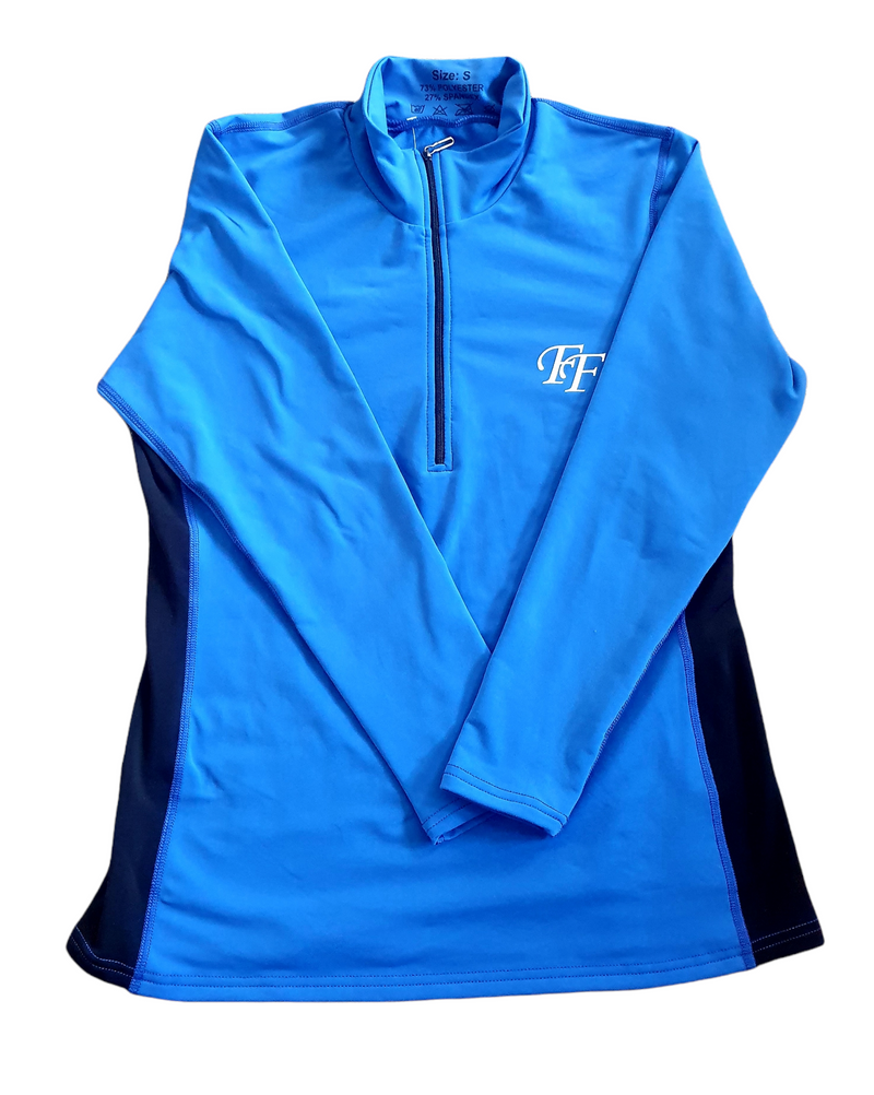 Funky Fit Equestrian Winter Lined Baselayer - Blue 