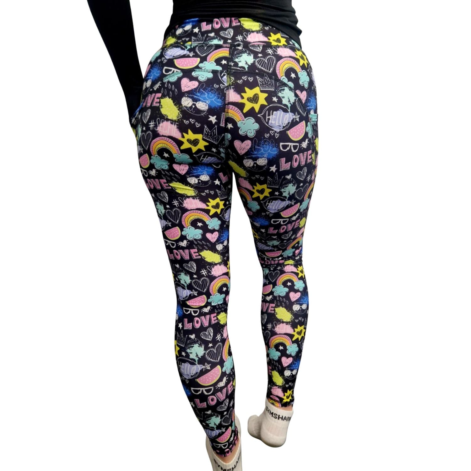 Funky Fit SCULPT Yoga Full Length Leggings - Valentines Date Night