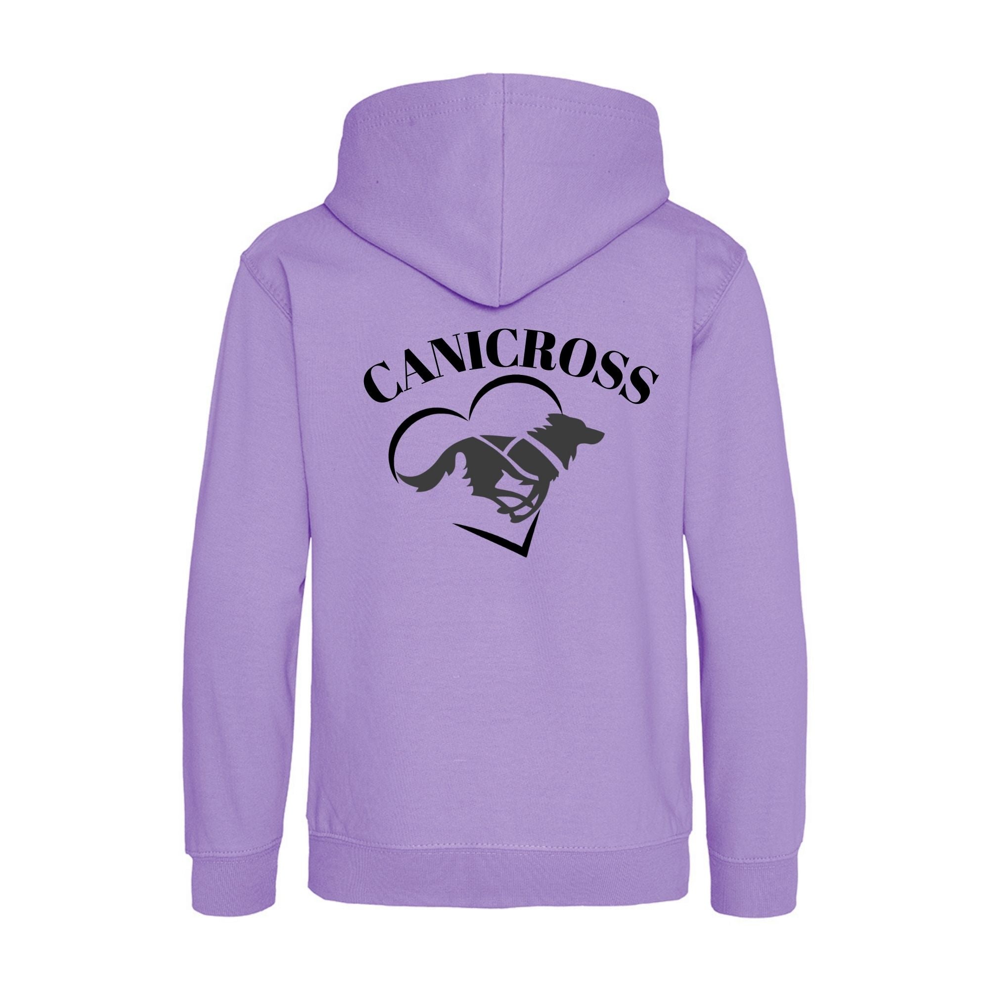 Canicross Heart Cross-Neck Hoodie