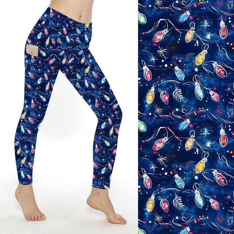 Funky Fit Starry Lights – (navy background with colourful glowing fairy lights)