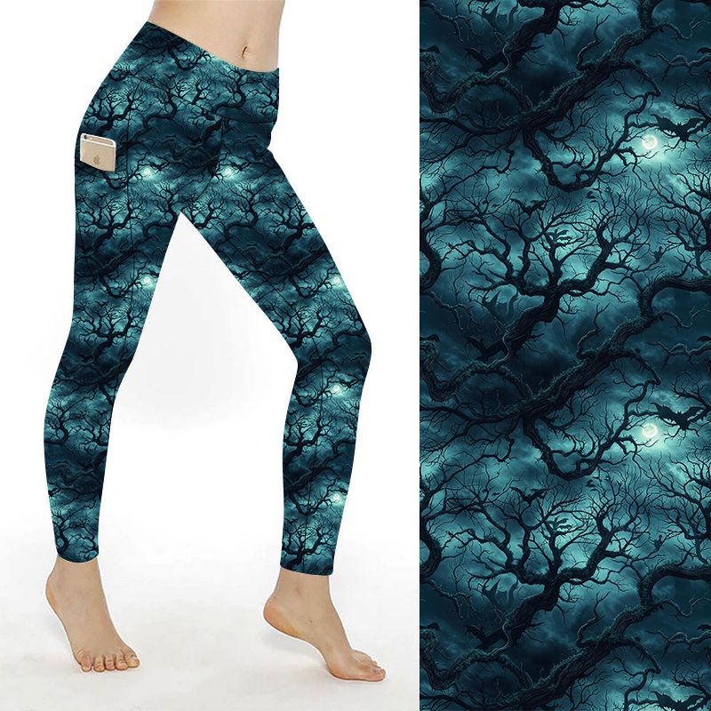 SCULPT Yoga Full Length Leggings - Haunted Wood