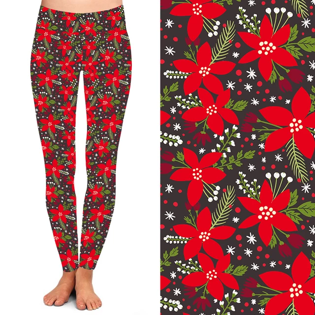 Funky Fit 24/7 Leggings – Festive Flower