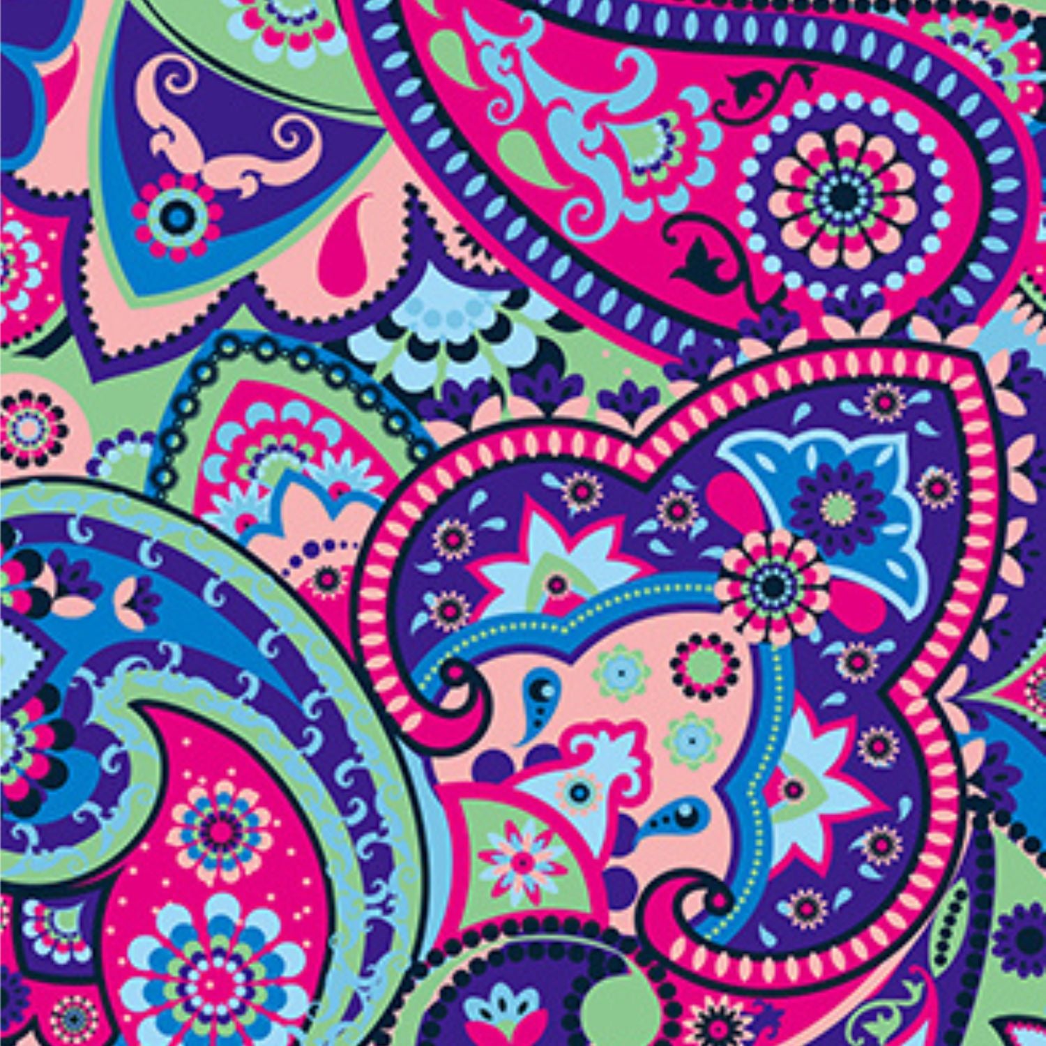 Funky Fit SCULPT Yoga Full Length Leggings - Paisley Passion