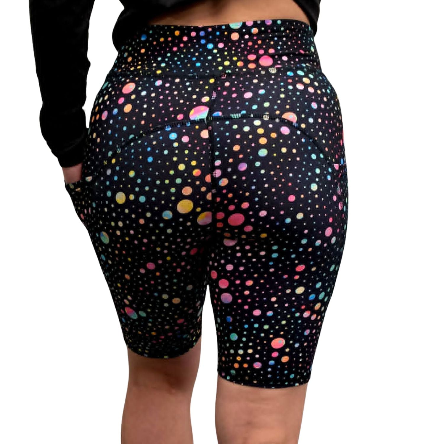 Funky Fit Sculpt Yoga Biker Shorts - Luminaire