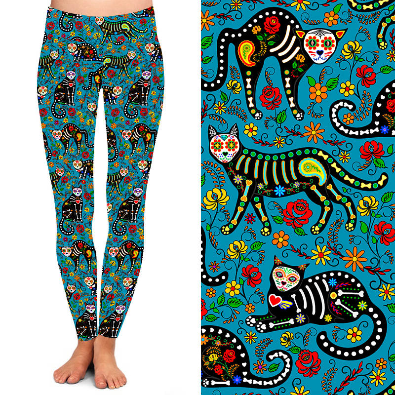 24/7 Leggings – Skelecat