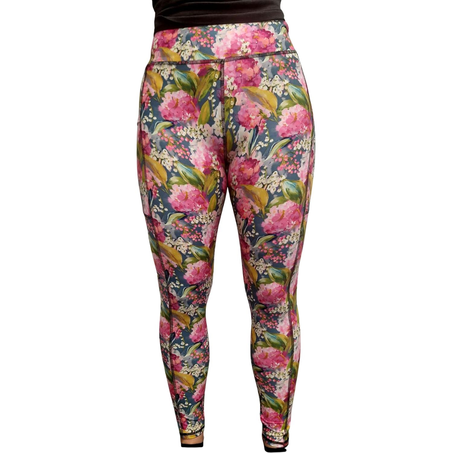 Funky Fit SCULPT Yoga Full Length Leggings - Hydrangea Bloom