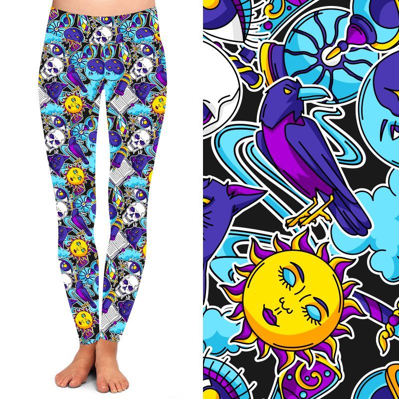 Funky Fit 24/7 Leggings – Mystic Symbols