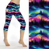 SCULPT Yoga Capri Leggings - Wilderness