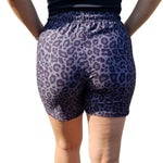 Funky Fit Jogger Shorts - Shadow Leopard
