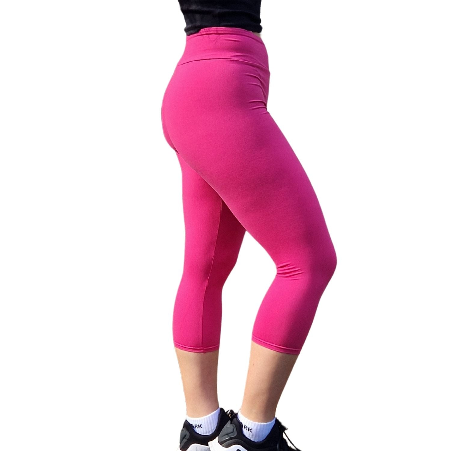 Funky Fit 24/7 Capri Leggings - Raspberry Pink