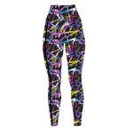 Funky Fit H.I. Full Length Gym Leggings - Life in Abstract