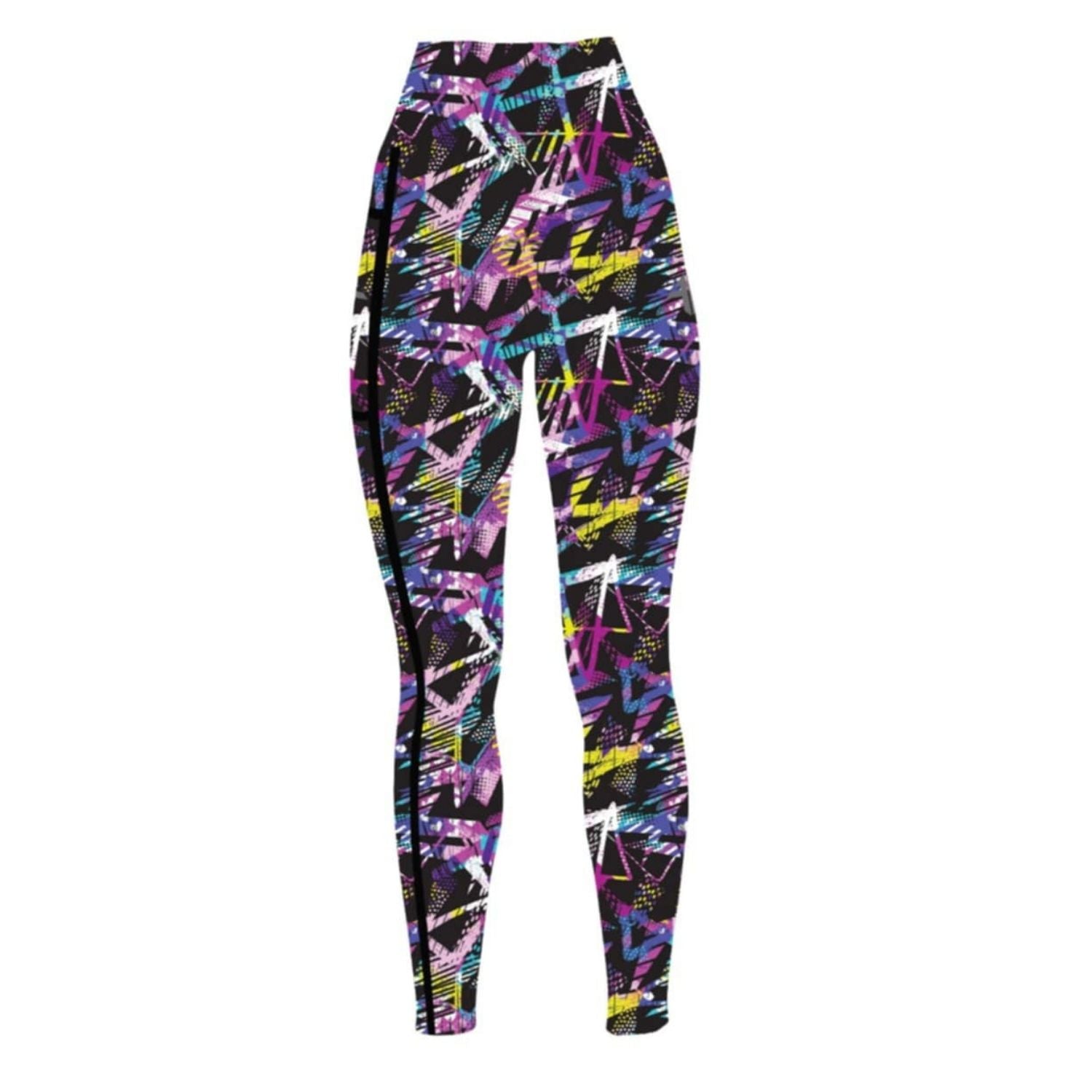 Funky Fit H.I. Full Length Gym Leggings - Life in Abstract