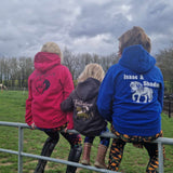 Personalised Equestrian Hoodie Kids - Unicorn Design