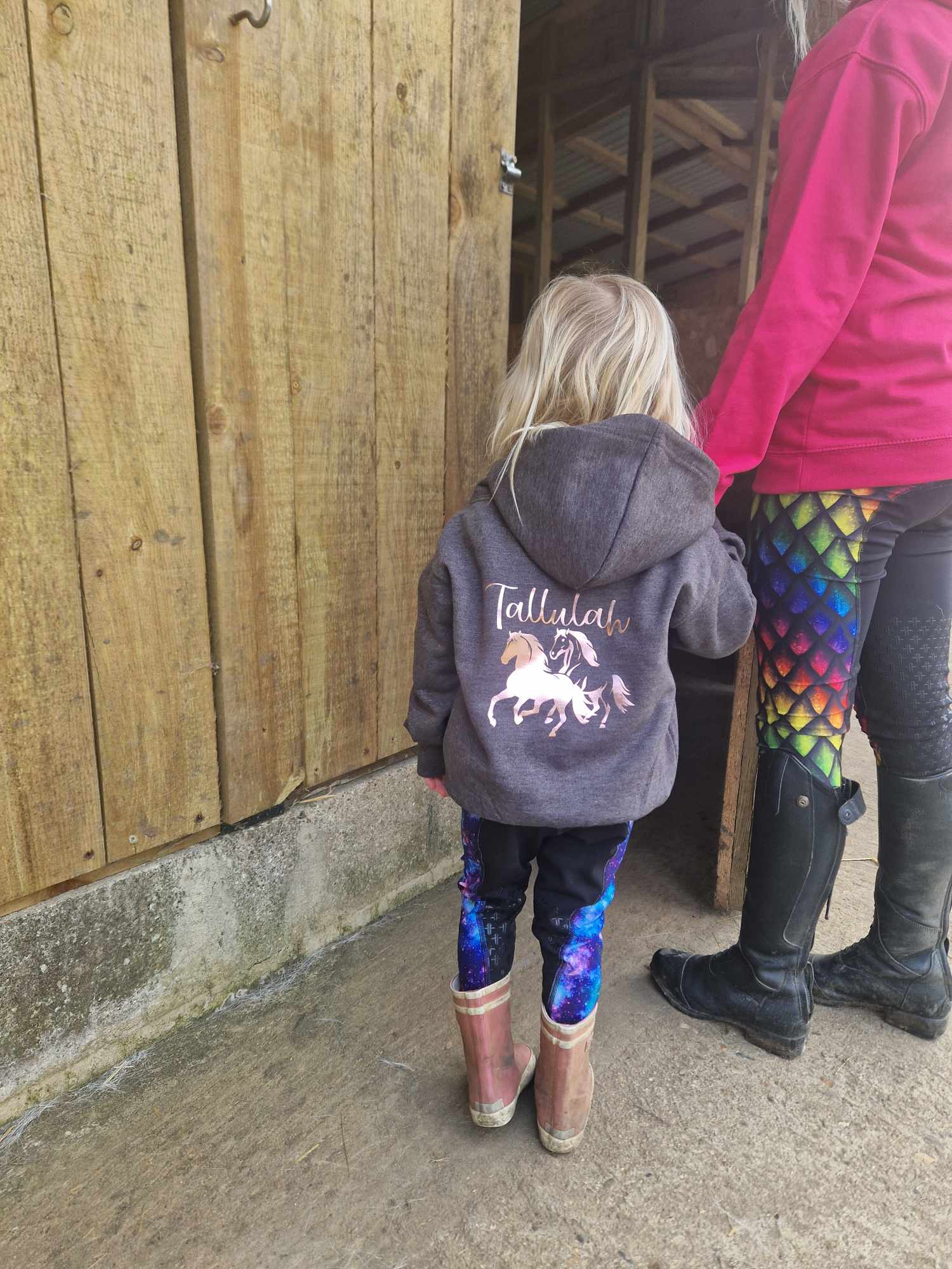 Funky Fit Personalised Kids Equestrian Hoodies