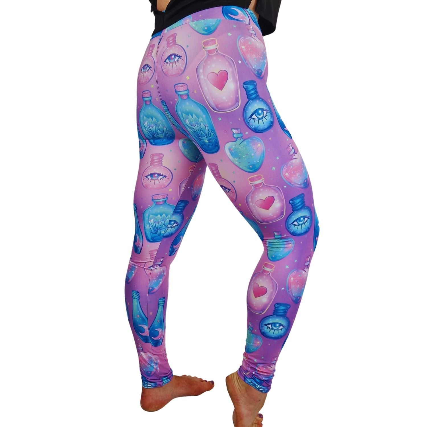 Funky Fit 24/7 Full Length Leggings – Apothecary Jazz Pattern