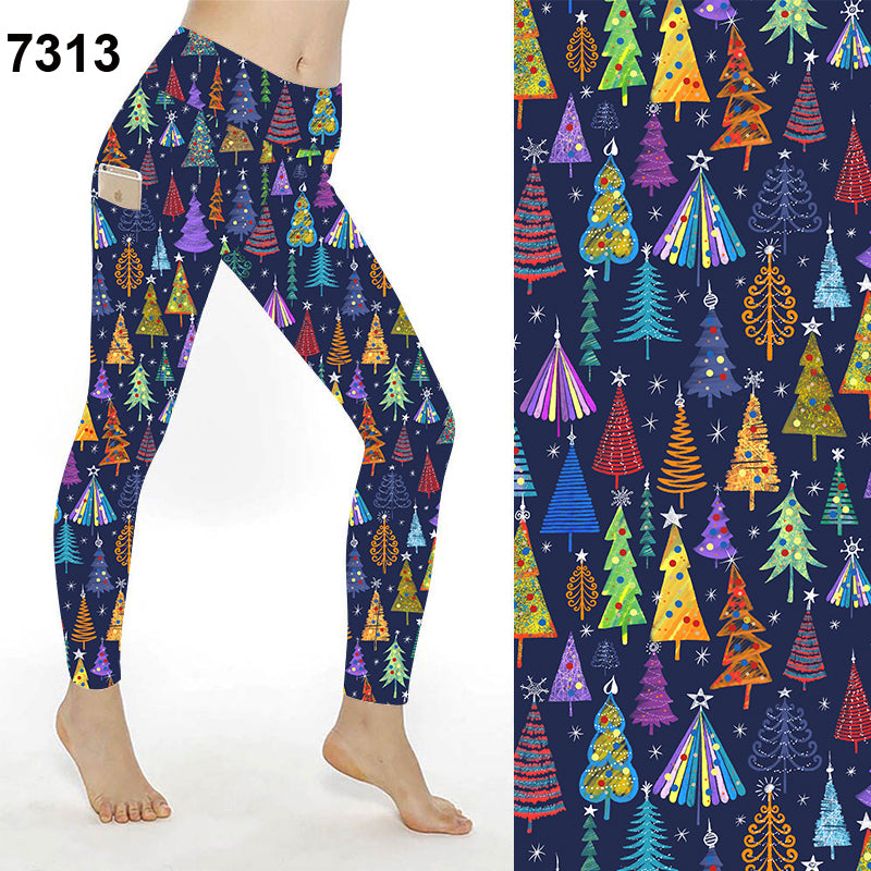 Funky Fit SCULPT Yoga Leggings - Magical Trees