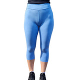 Funky Fit 24/7 Capri Leggings - Sky Blue