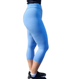 Funky Fit 24/7 Capri Leggings - Sky Blue