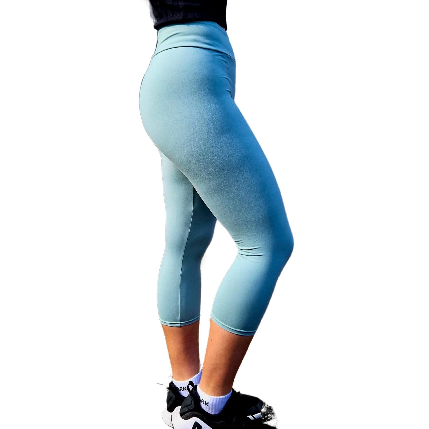Funky Fit 24/7 Capri Leggings - Sage Green