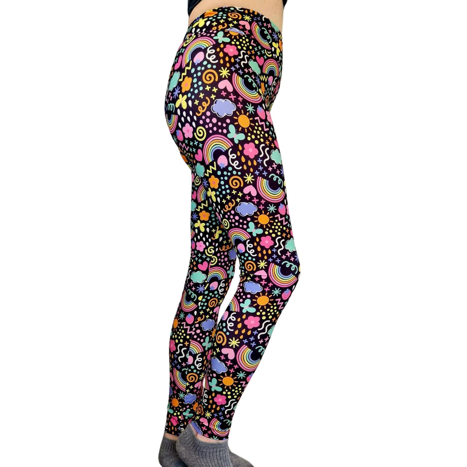 Funky Fit 24/7 Full Length Leggings – Rainbow Jazz