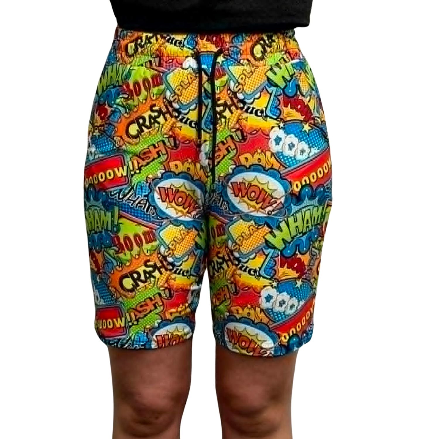 Funky Fit Loose Fit Shorts - Comic Pop
