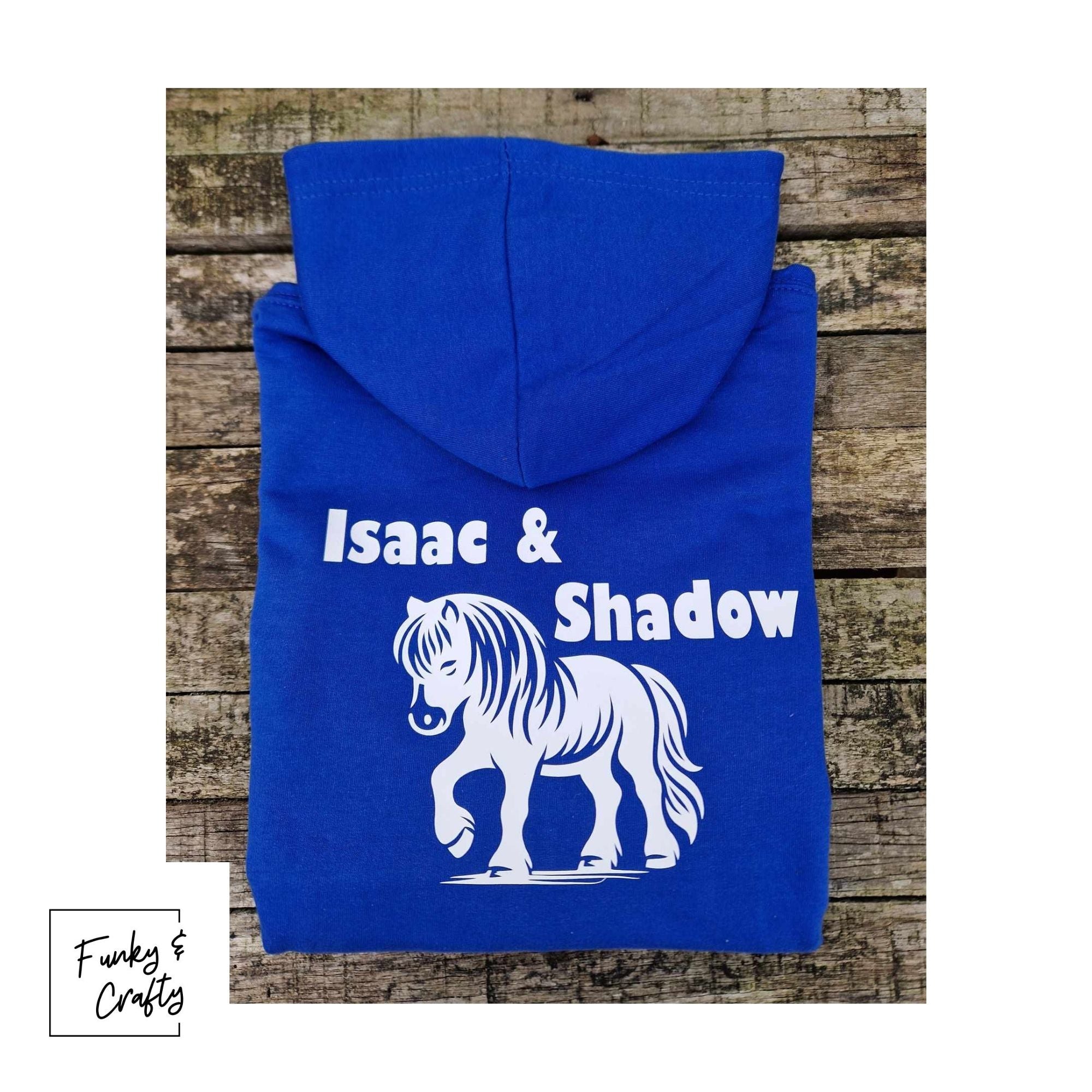 Personalised Equestrian Hoodie Kids - Pony Design